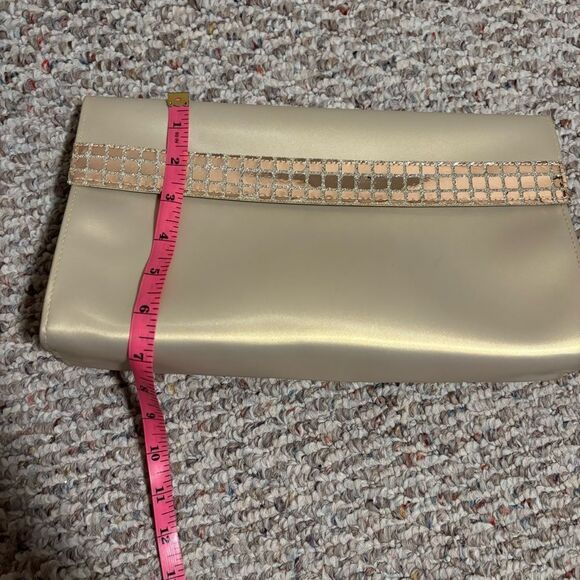 Vintage Christian Dior Parfums Toiletry Clutch Cosmetic Bag Gold - Picture 5 of 11